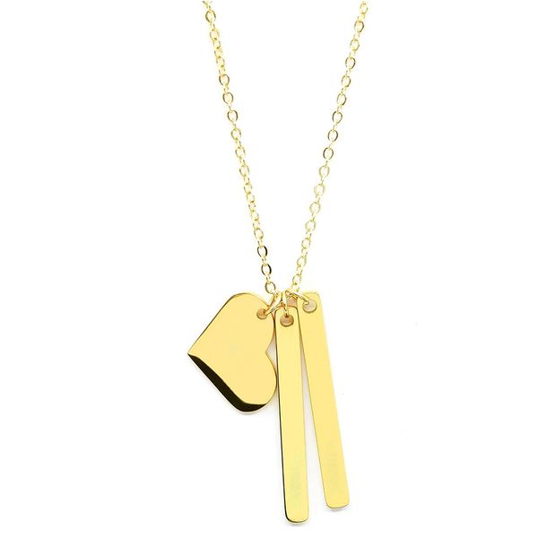 ZELTRYN New Heart Bar Necklace