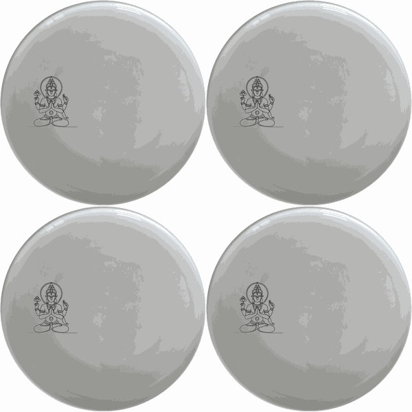 Hindu Imagery Dinner Plate Set of 4 - Range 3