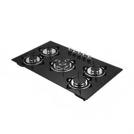 Built-in 5-Burner LPG Gas Cooker RH-4005 - Toughened Glass Top Image