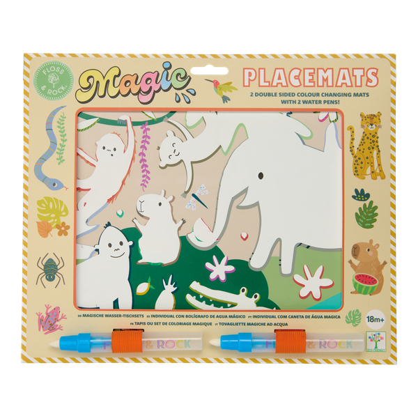 Floss and Rock - Magic Water Placemats Jungle