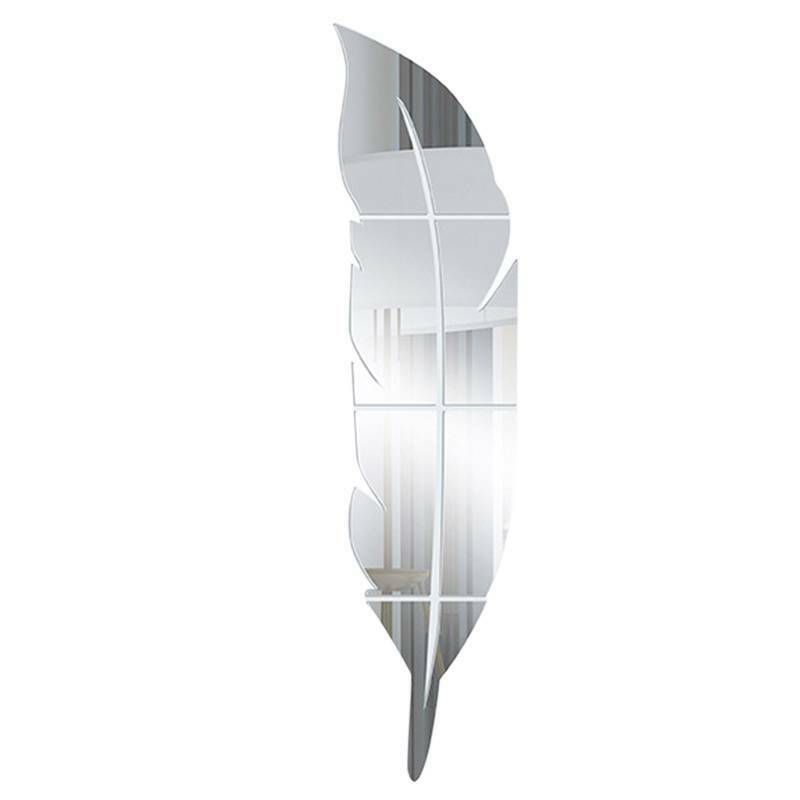 74cm Acrylic Feather Wall Mirror Buy Online in South Africa