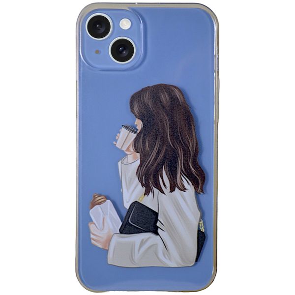 Animated Coffee Drinker - Phone Case - Iphone 15
