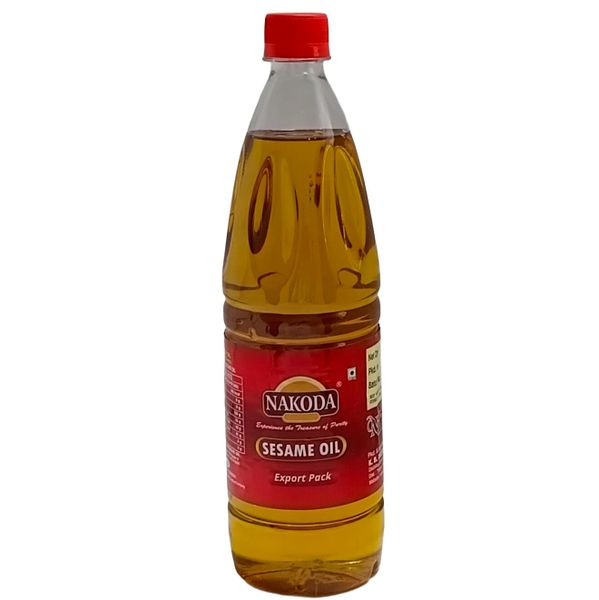 Nakoda Sesame Oil (Gingelly Oil) | 1 Litre | Free from Argemone Oil.