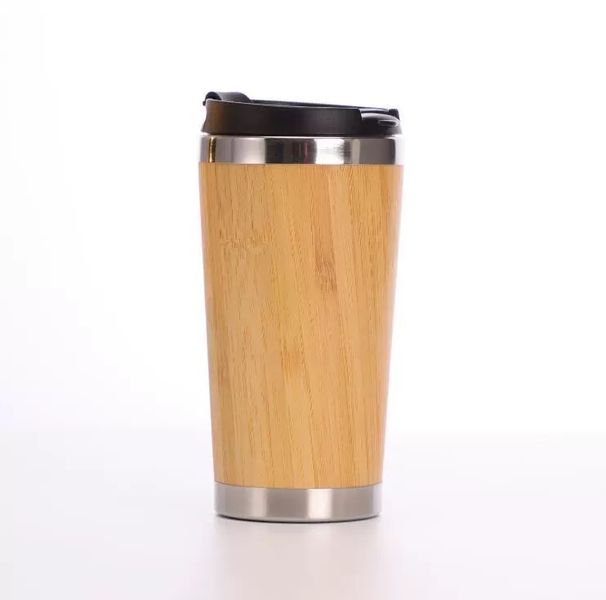 Natural Bamboo Coffee Tumbler 450ML