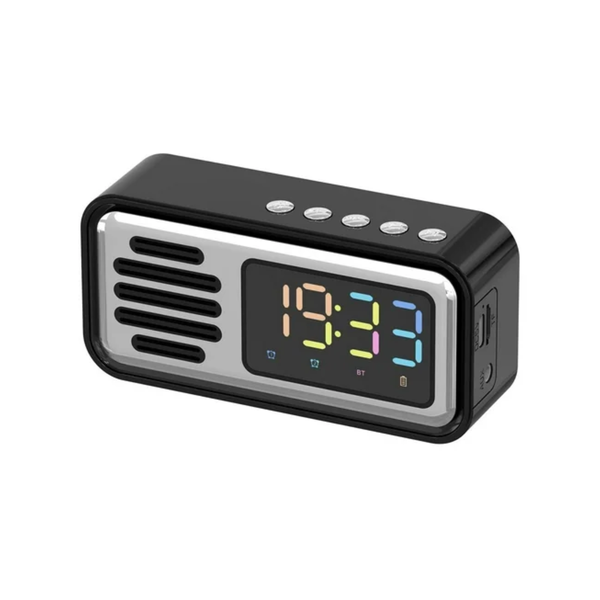 Retro Mini Bluetooth Speaker and Alarm Clock