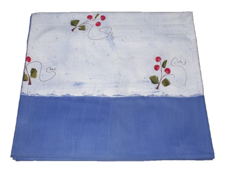 Tablecloth - Rectangular - 12 Seater Handpainted on 100% Cotton