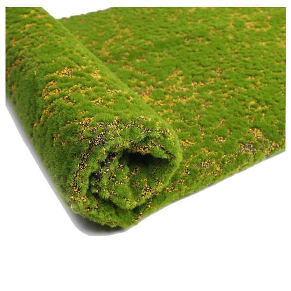 Garden Home Artificial Grass Yellow Spot Moss Turf Decoration (1m)