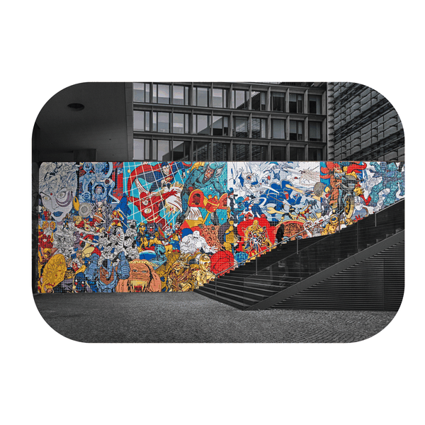 Wall of Heroes Printed Mouse Pad