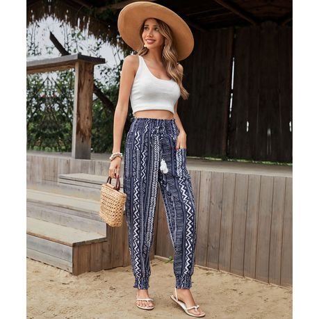 Women Boho Pants Comfy Bohemian Flowy Hippie Harem Jogger Pants Shop Today. Get it Tomorrow takealot