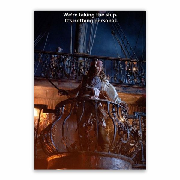 Sparrow Taking The Ship Poster - A1