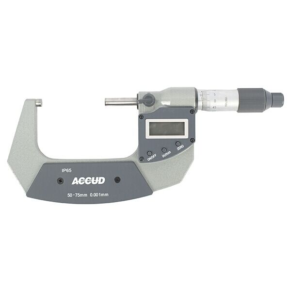 Accud - Digital Micrometer - Outside - IP65 - 50mm-75mm