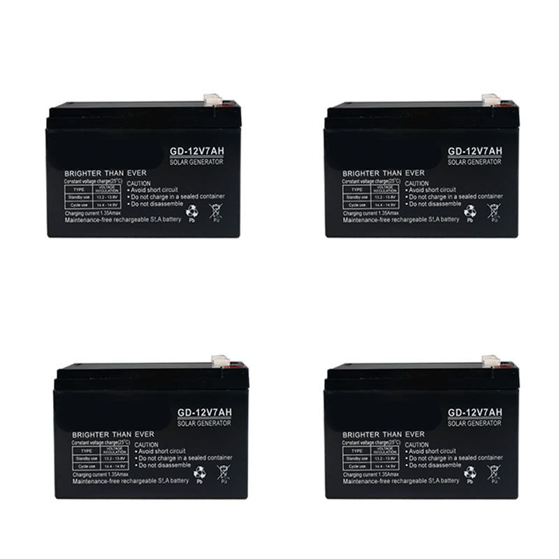 4 Set Of 12V 7AH Battery For Gate Motors Alarms Camera GD-12V7AH | Shop ...