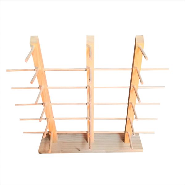 18 Pairs Wood Sunglass Display Rack Holder Organizer - Treble Line