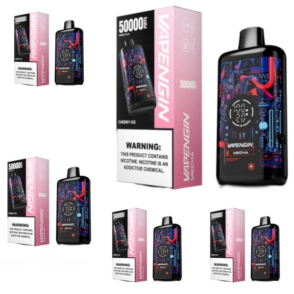 Vapengin Mecha 50000 Puffs Disposable Vape - Cherry Ice (Pack of 5)