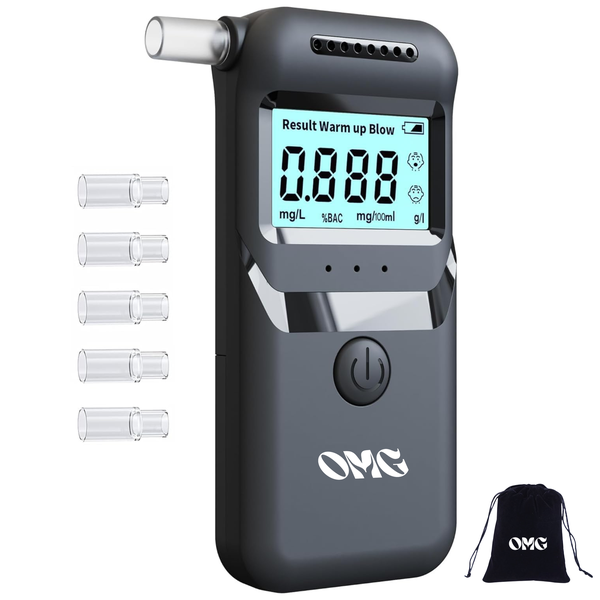 OMG Professional Alcohol Breathalyzer Digital Device Breath Tester