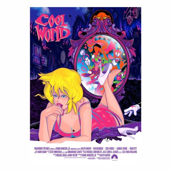 Cool World Cartton Movie - A1 poster