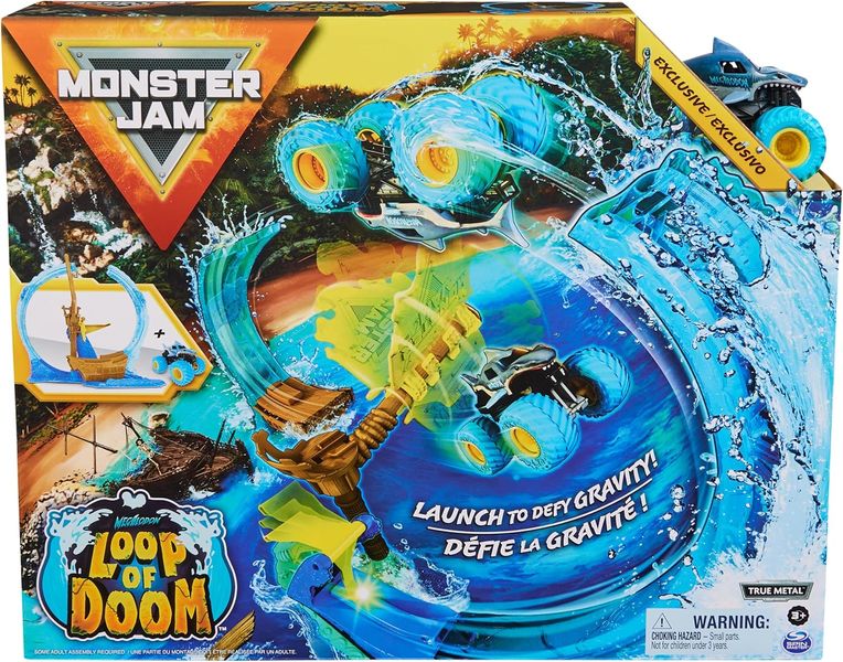 Monster Jam Megladon Loop Of Doom Playset