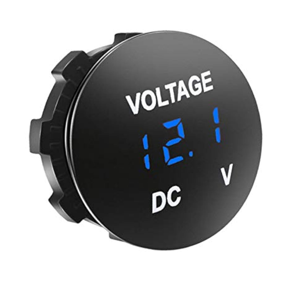 Universal Waterproof Voltmeter with Digital LED Display