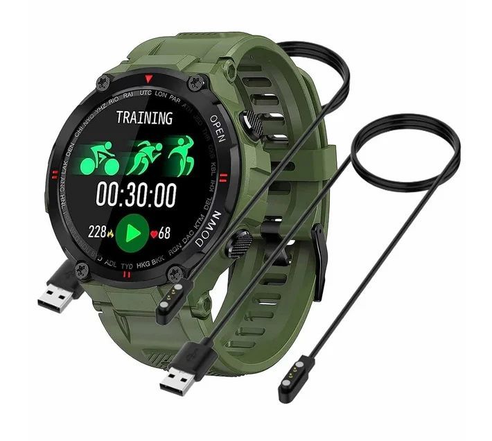 K22 Version 2023 Military style Men smartwatch Android & iPhone