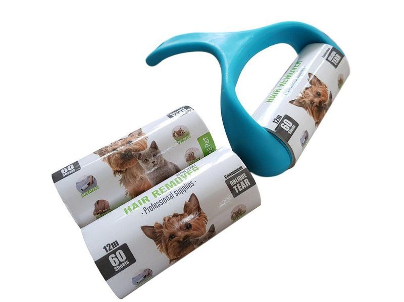 Nunbell Pet Hair and Lint Remover Extra Sticky Refill Rolls Dog &amp; Cats Hair