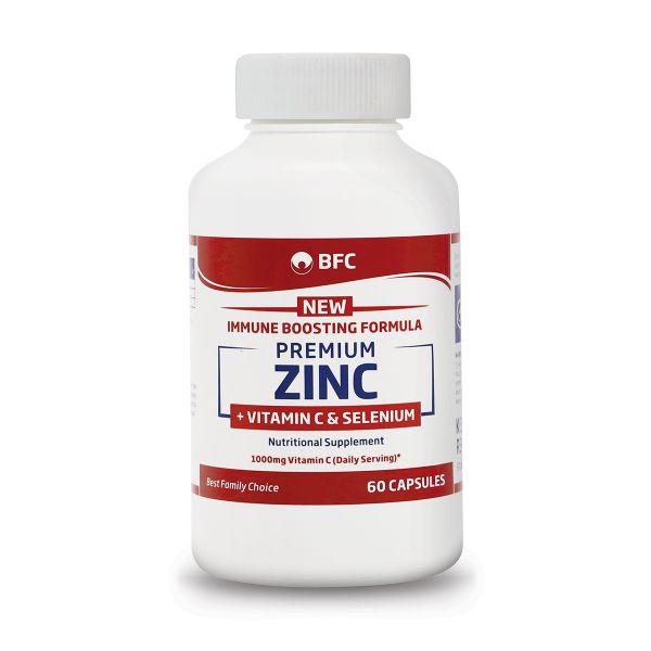 BFC - Premium Zinc + Vitamin C &amp; Selenium 60 Capsules x 2