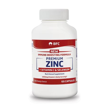 Bfc Pharma Premium Zinc With Vitamin C And Selenium Capsules 60s Buy Online In South Africa Takealot Com
