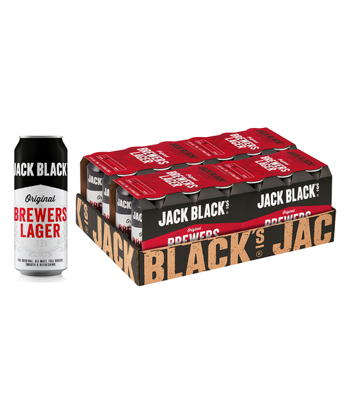 Jack Black Brewers Lager 24 x 440ml Can