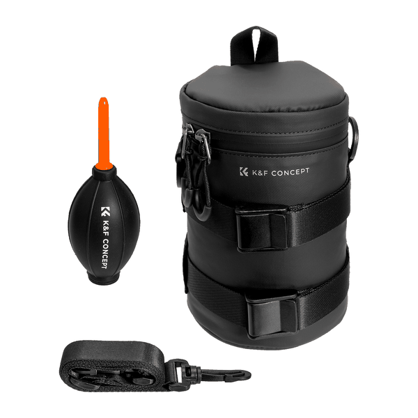 K&amp;F Camera Lens Pouch (Large) Weatherproof with Blower Bulb | KF13.202