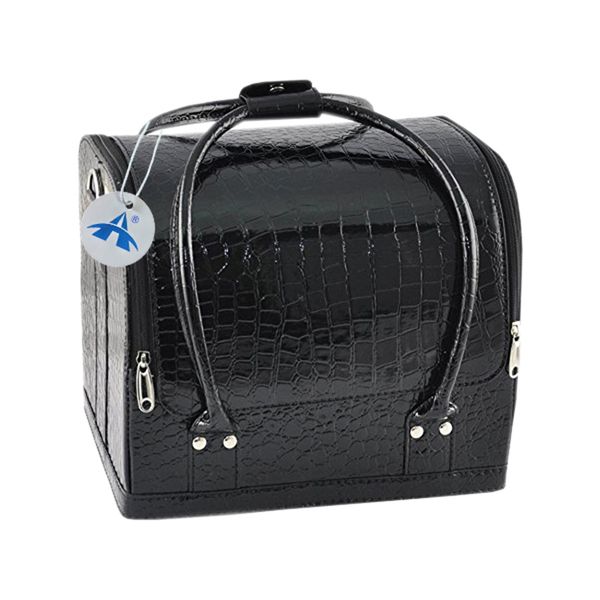 Alanes Professional Cosmetic Case Large 2-Layer Tray With Shoulder Strap