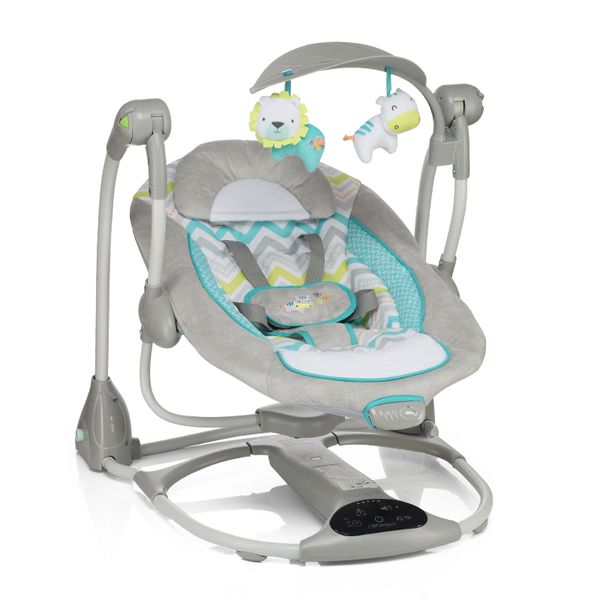 2 in 1 Baby Swing and Rocker with Music Entertainment