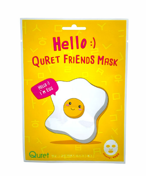 Quret Hello Friends Mask, Egg