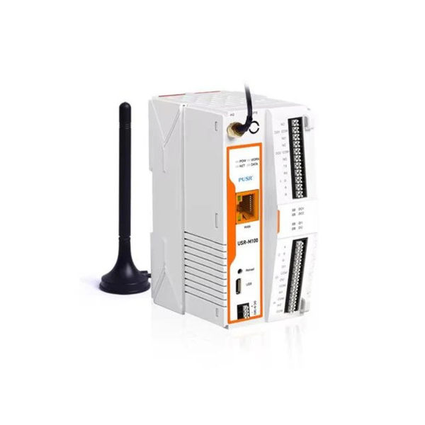 USR-M100-EAU Remote IO Edge Gateway with Ethernet &amp; LTE Connectivity