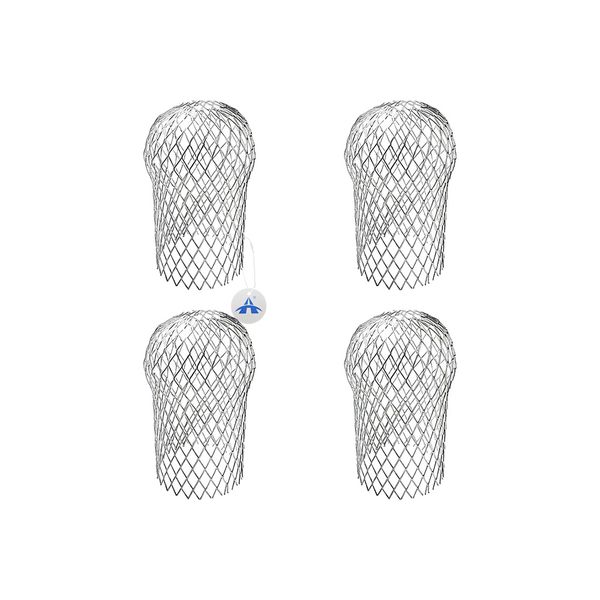 ALANES 4 Pack Gutter Downspout Protectors Mesh Gutter Guard Leaf Filter