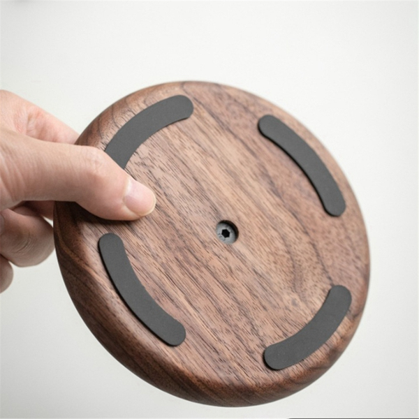 Headphone Stand Black Walnut Solid Wood Headphone Stand