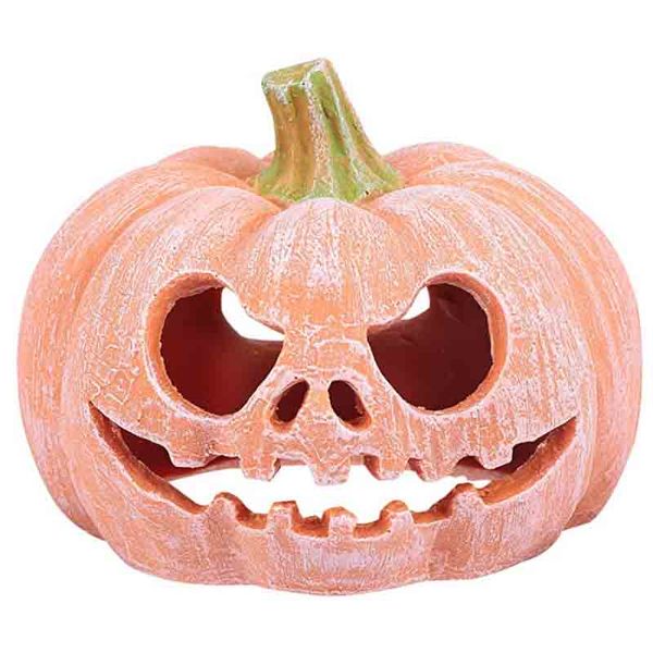 NOMOY Halloween Pumpkin Cave for Small Pets / Fish / Reptiles
