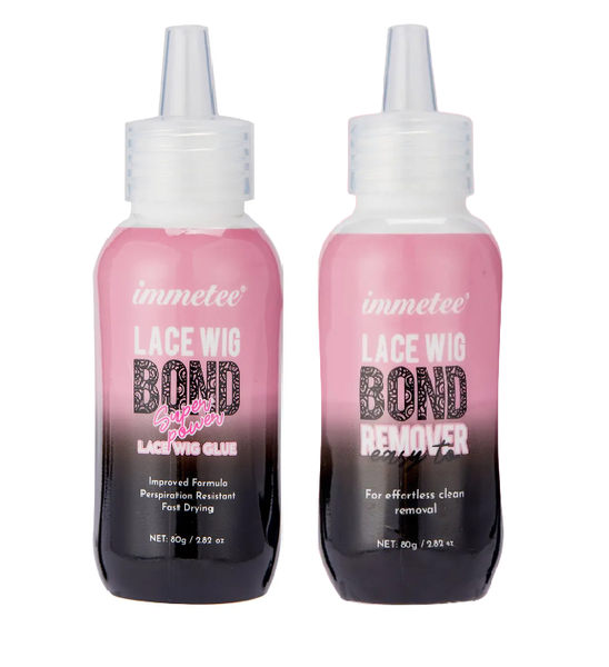 Immetee Lace Wig Glue/Bond 80g &amp; Wig Glue/Bond Remover 80g Combo