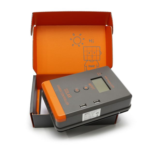 PowMr 30A MPPT Solar Charger Controller 12V 24V 75Vdc