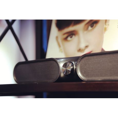MOXOM MX-SK07 Wireless Speaker - 4-in-1 Stereo Soundbar (Grey
