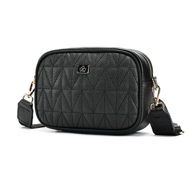 SACLASSY Genuine Leather Women Crossbody Bag Shoulder Bag Wide Strap 7769