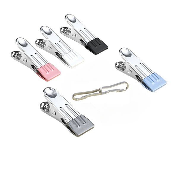 Stainless Steel Clothes Pins 40 Packs with Hook