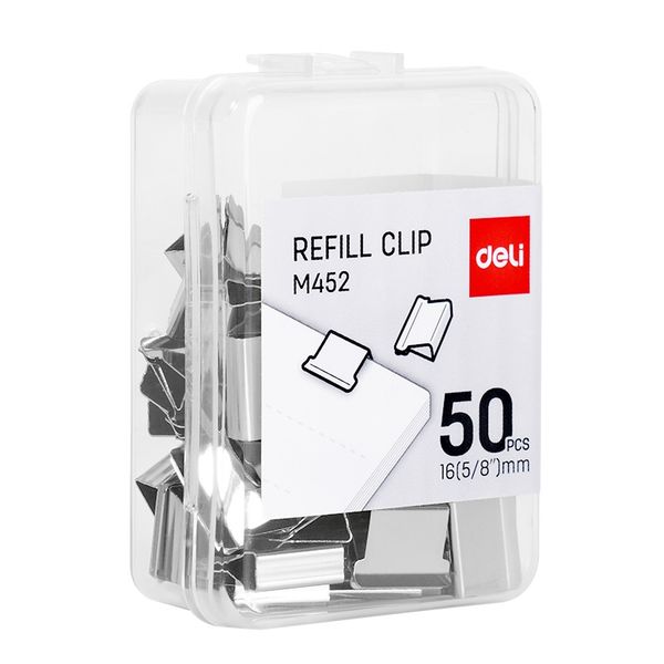 Deli Refill Clip 16mm 50 PCS