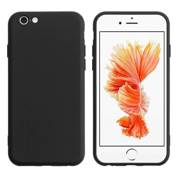 Black Silicone Cover for iPhone 7/8/SE 2020