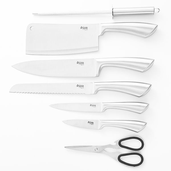 Silver Color High Quality 8 Piece Knife Set - 311007