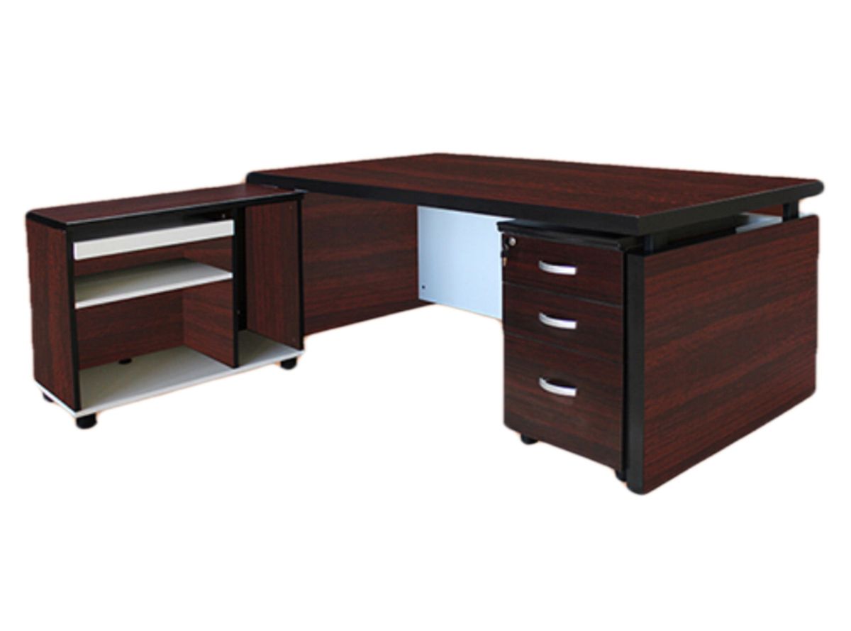 MaqelepoFurn Mahogany Office Desk Buy Online in South Africa