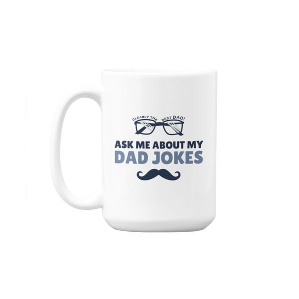 Clearly The Best Father's Day Custom Printed Mug 440ml