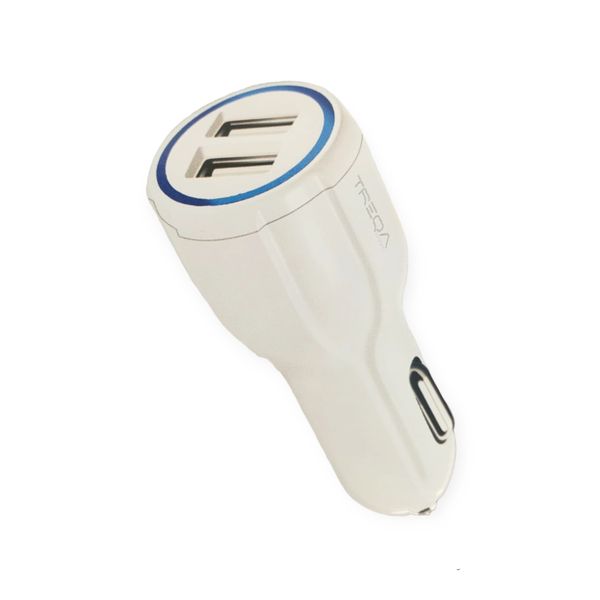 Treqa CS-207 Dual USB Port Car Charger 5.1A