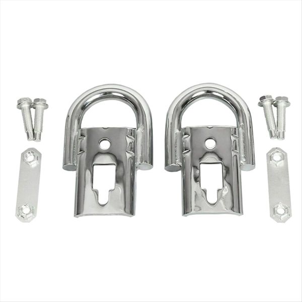 Front Bumper Tow Hooks Kit For Ford F150 F-150 Trucks