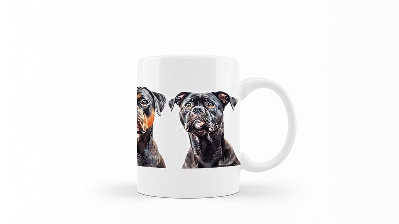 Staffordshire-Bull-Terrier Printed Coffee Mug DSGN117