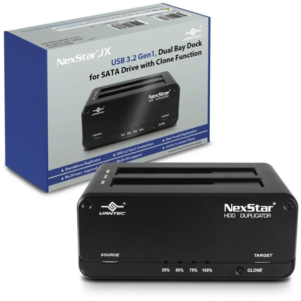 NexStar JX 2.5" &amp; 3.5" SSD Hard Drive Enclosure - External Hard Drive &amp; SSD