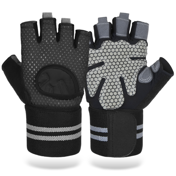 Gym Gloves Weight Lifting Workout Wrist Support Full Palm Protection
